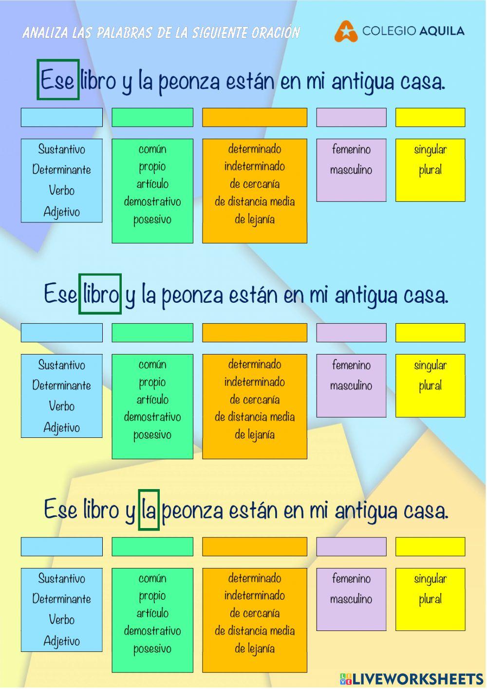 Análisis de palabras T3-05 Análisis de palabras T3-05