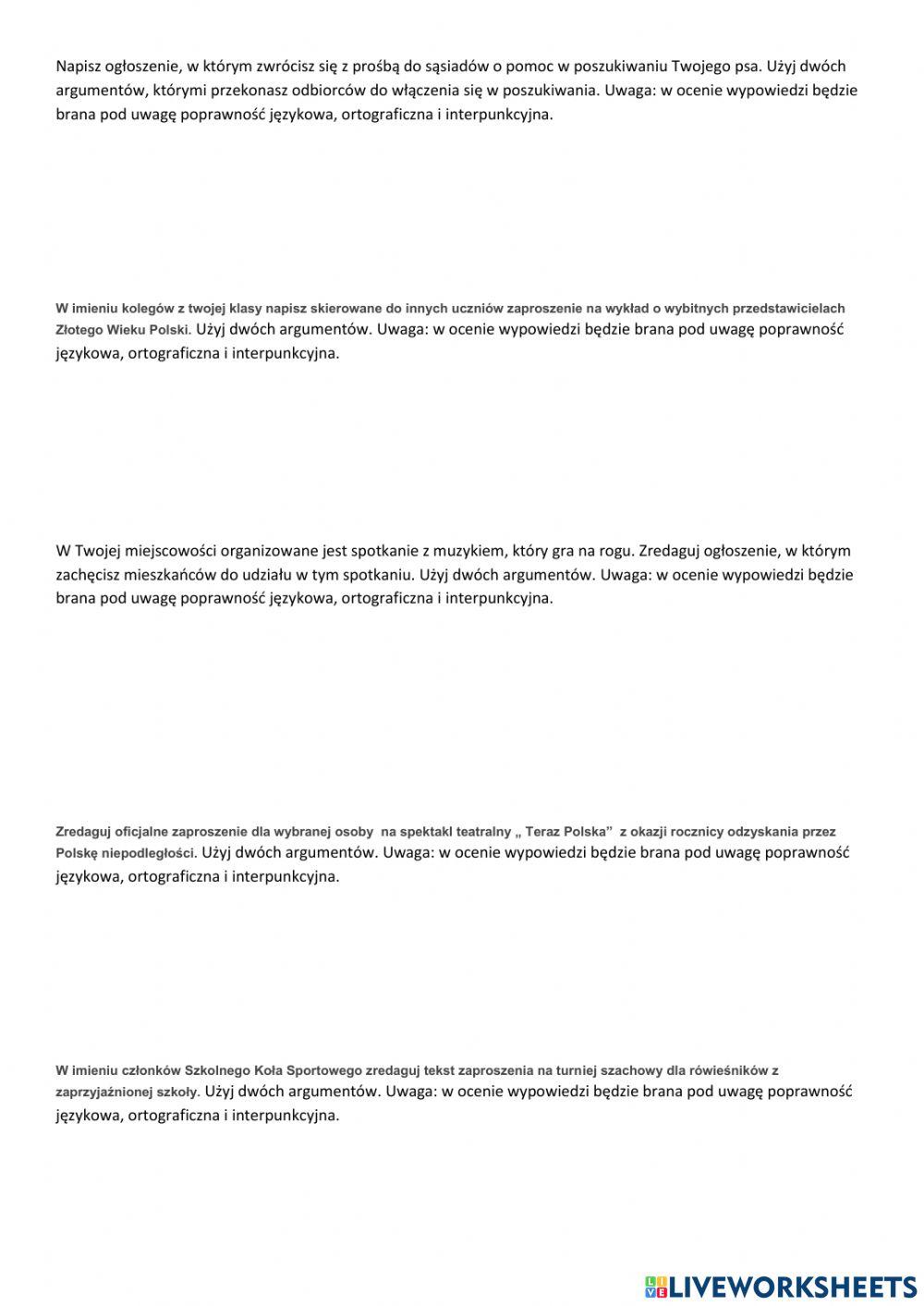 Ogłoszenie-zaproszenie