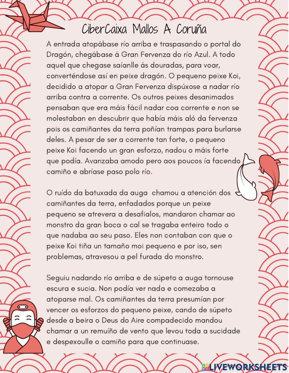 Lenda xaponesa do peixe carpa  Koi