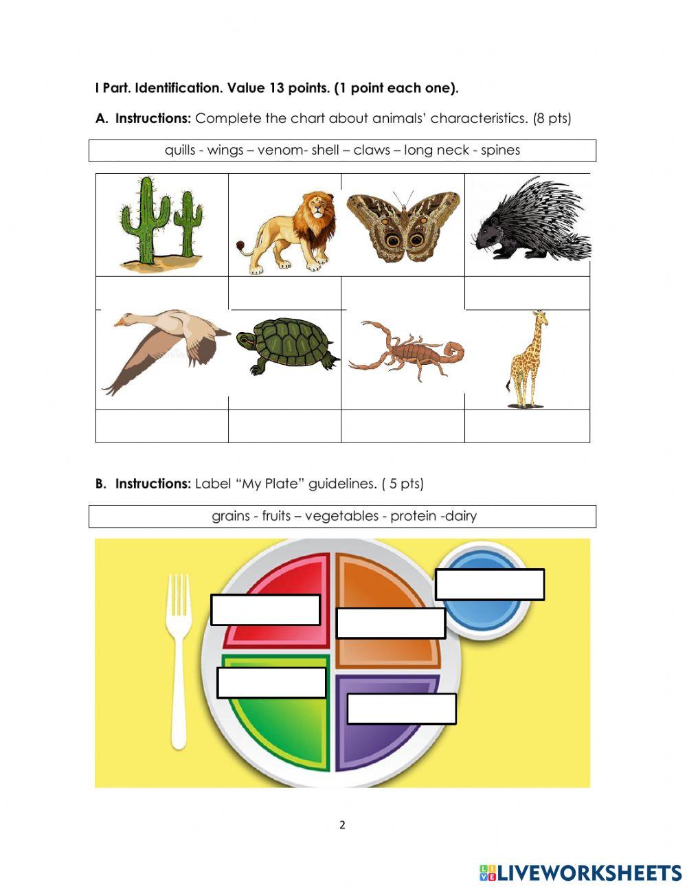 II Short Test 5 Grade ITri 2021