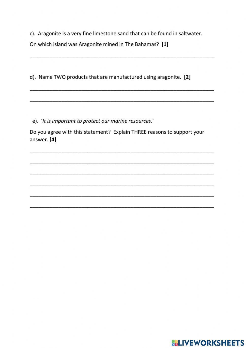 Protecting Our Marine Resources