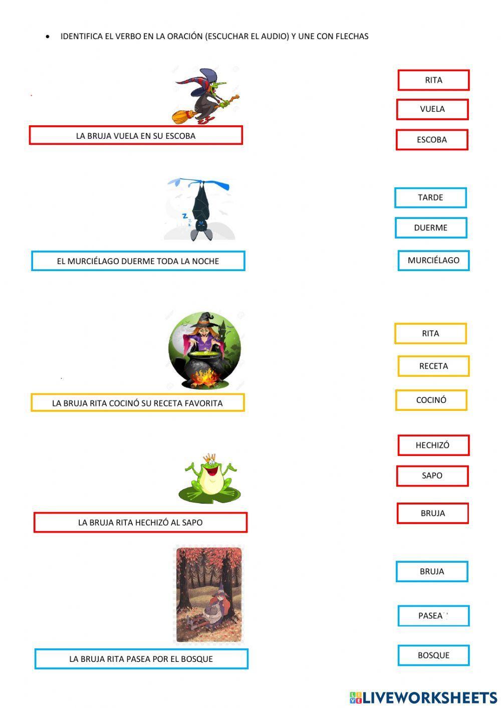 Identifica los verbos