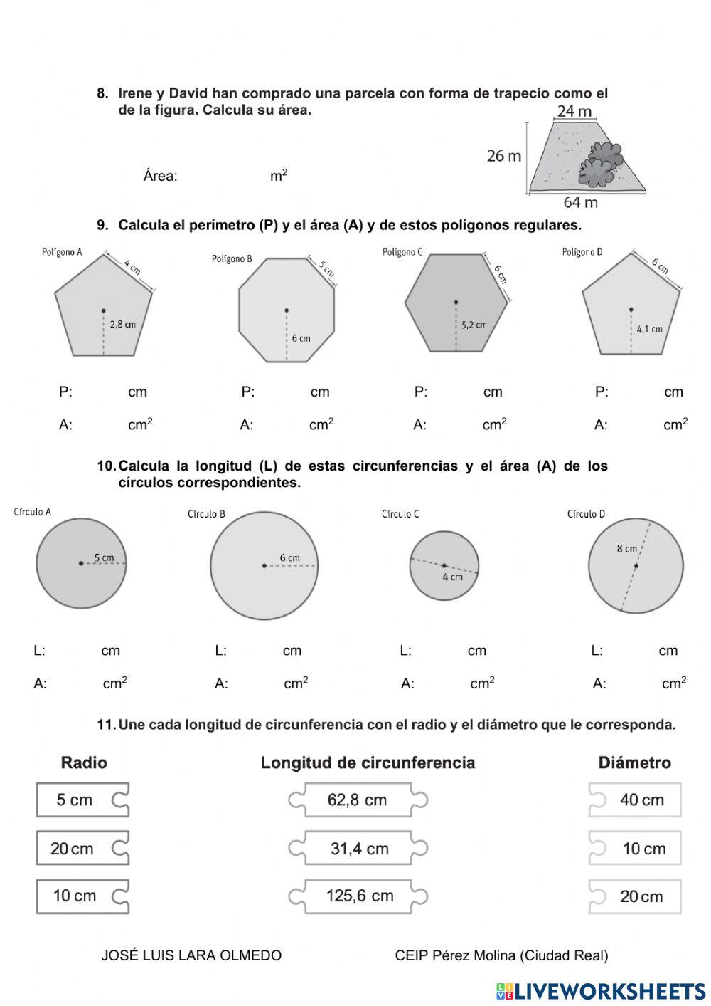 Figuras planas y áreas