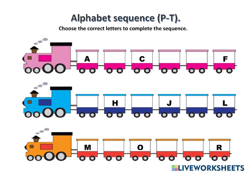 Alphabet Sequence Stock Illustrations – 788 Alphabet Sequence
