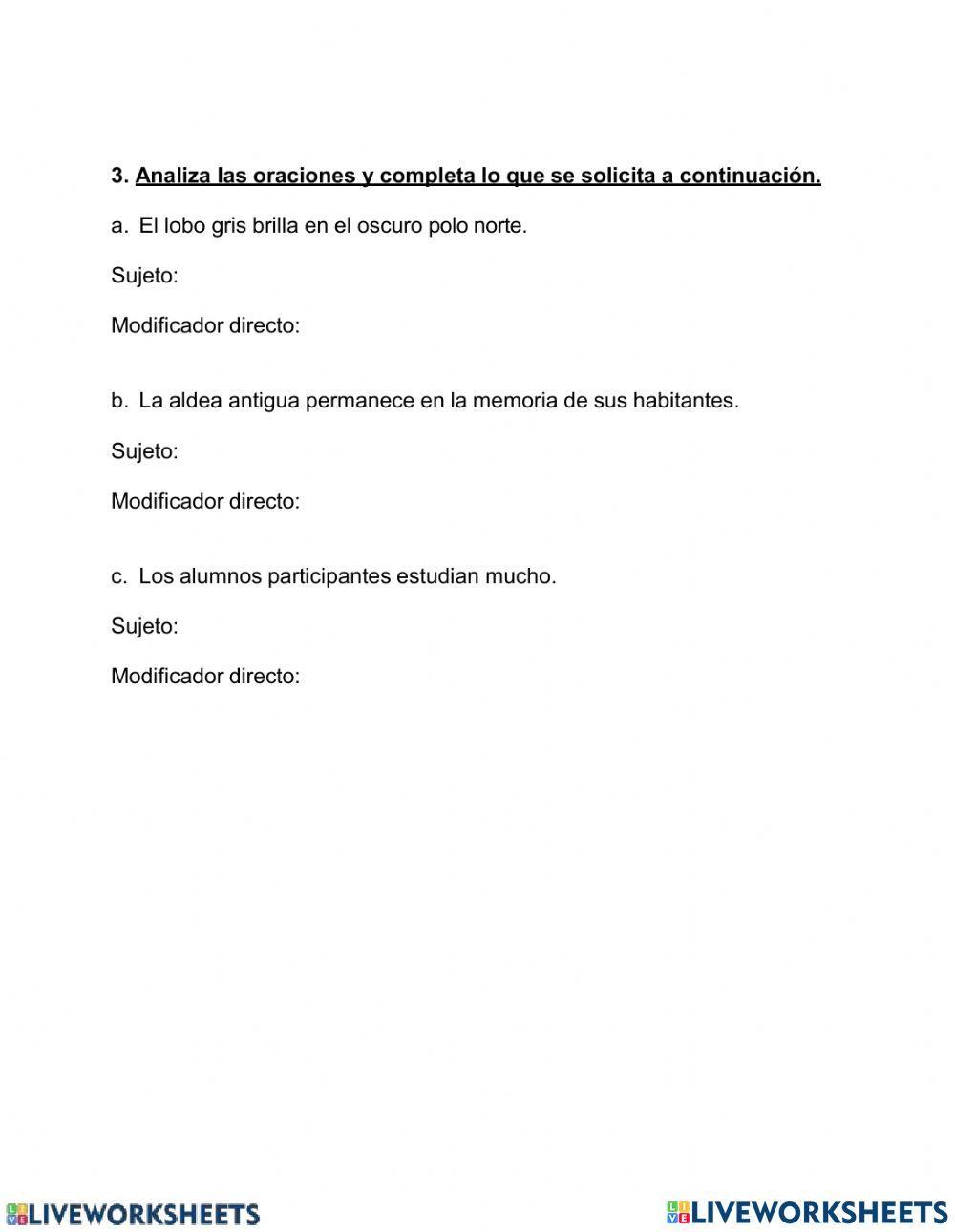 Modificadors del sujeto