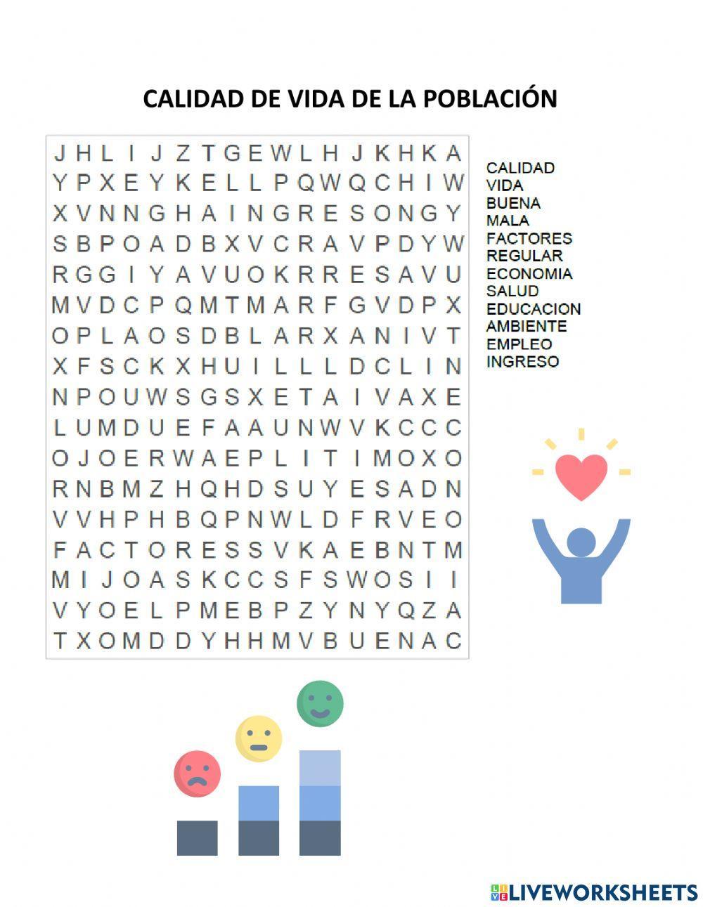 Calidad de vida de la población