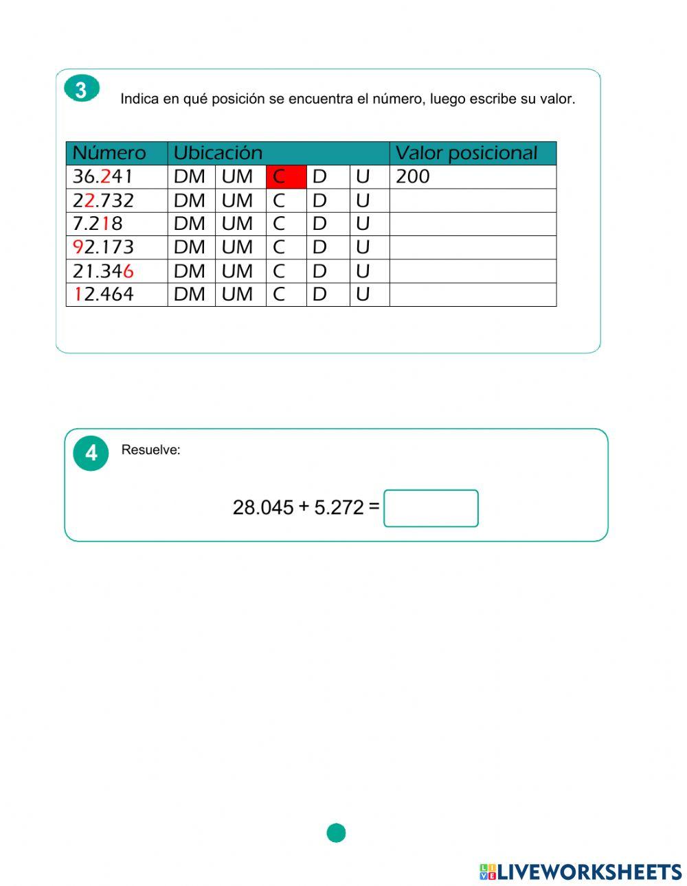 Preparación para examen matemática