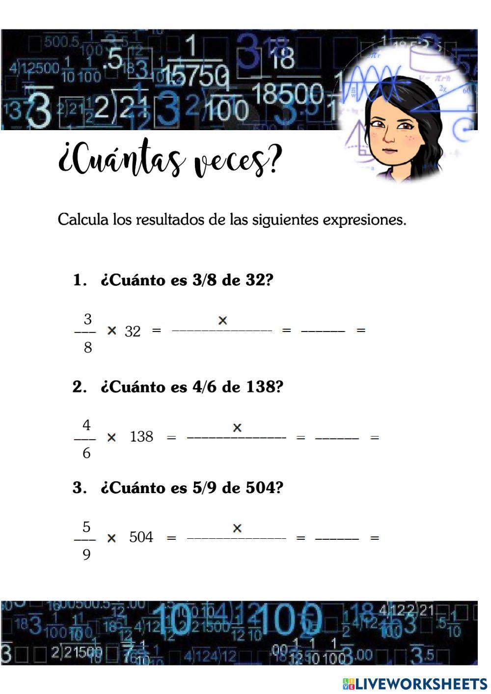¿Cuántas veces?