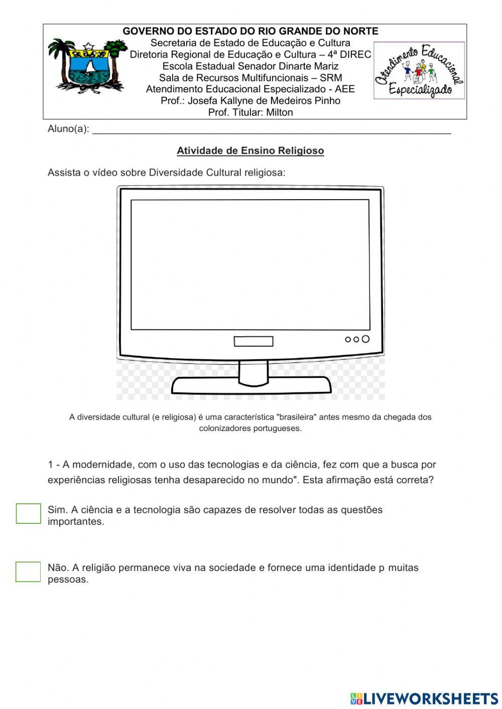 Intolerância Religiosa