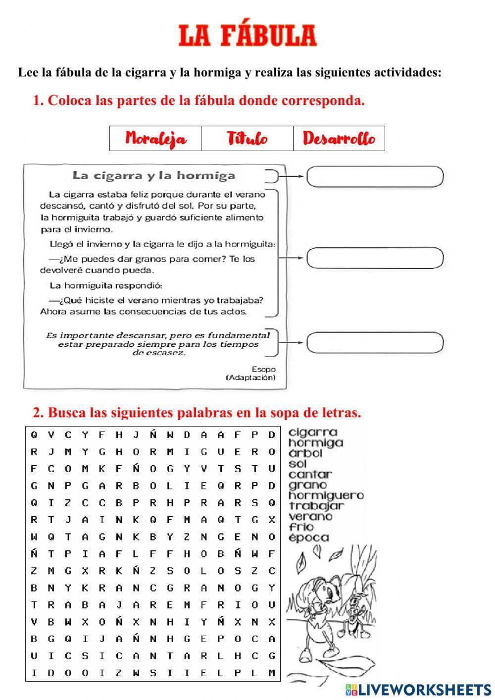 La fabula La fabula