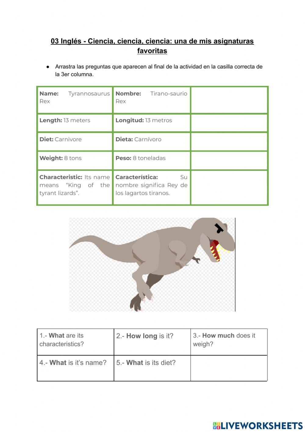 03 Inglés - Ciencia, ciencia, ciencia: una de mis asignaturas favoritas