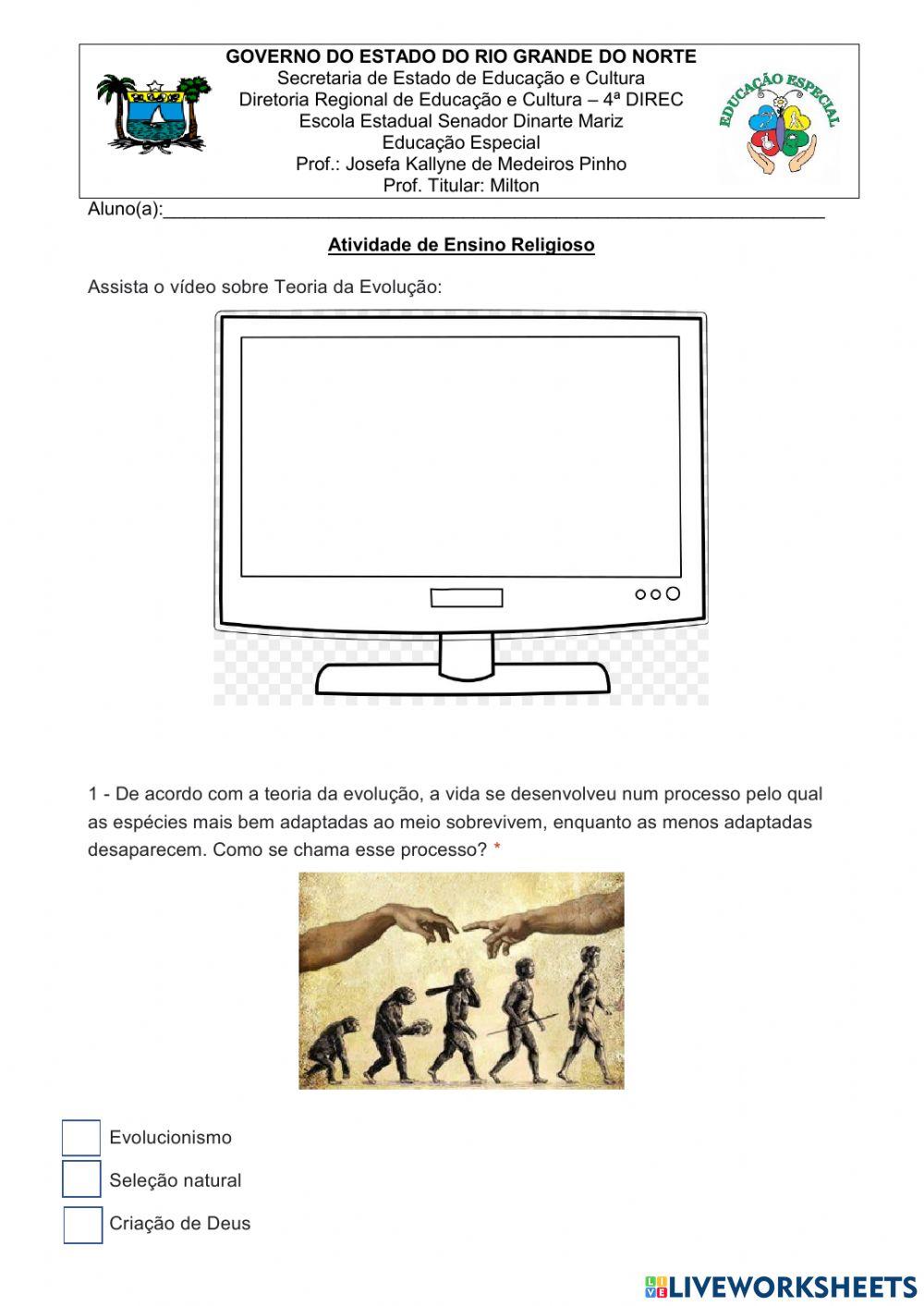 Evolução Humana Evolução Humana