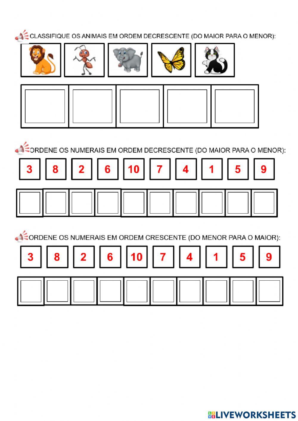 Crescente e decrescente