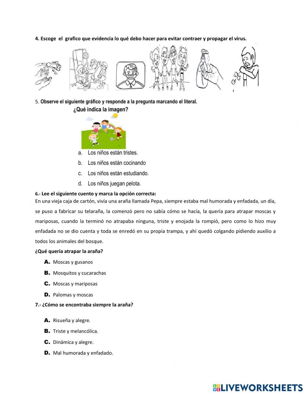 Prueba diagnostico lengua