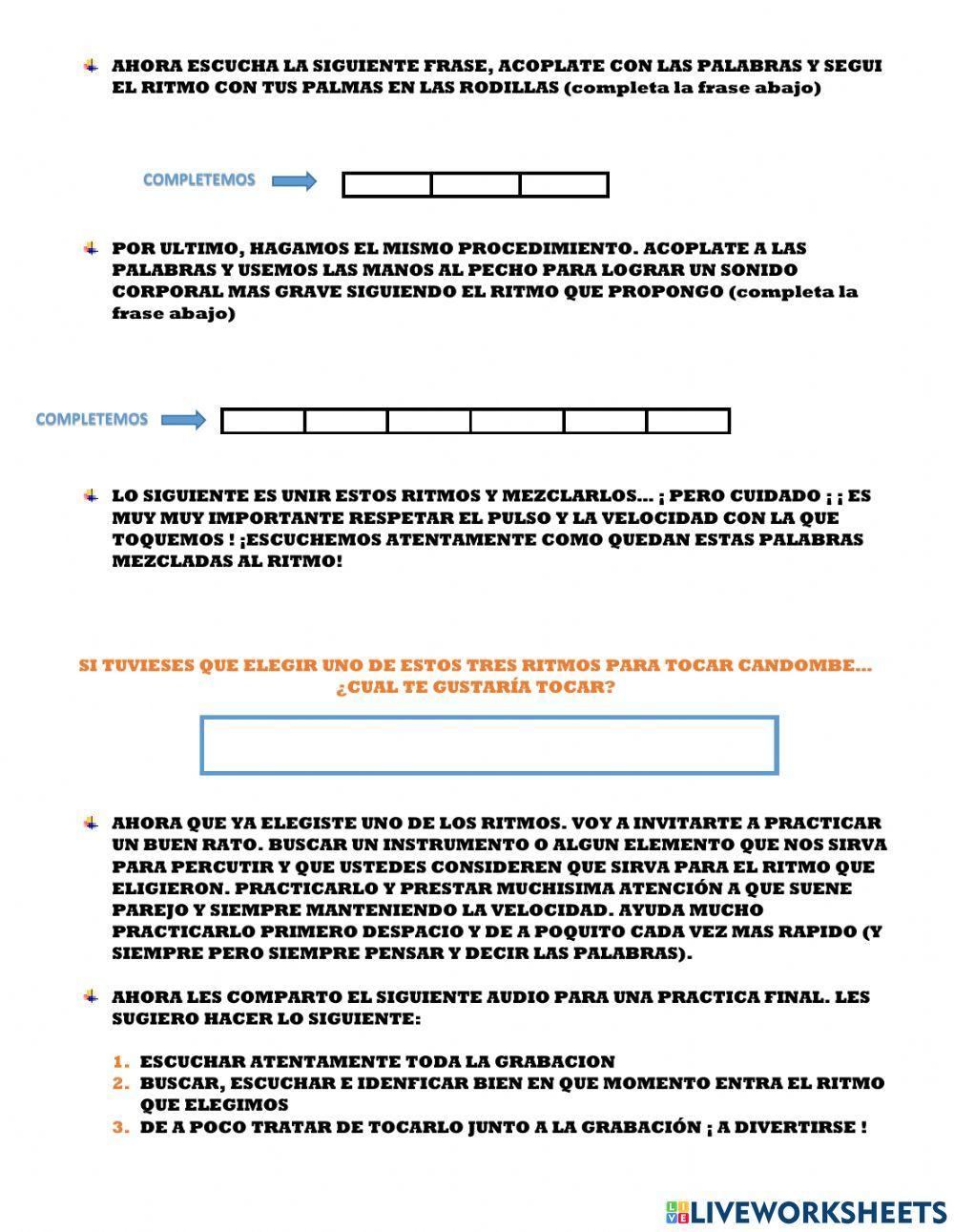 Actividad 3 - CANDOMBE