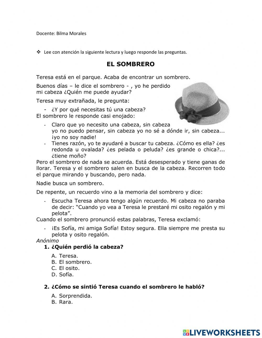 Comprensión Lectora