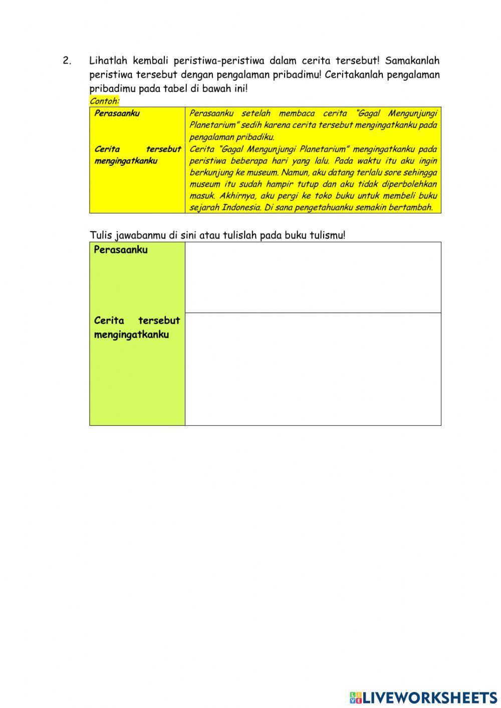 LKPD Tema 9 Subtema 3 Pembelajaran 1 (KELAS 6)
