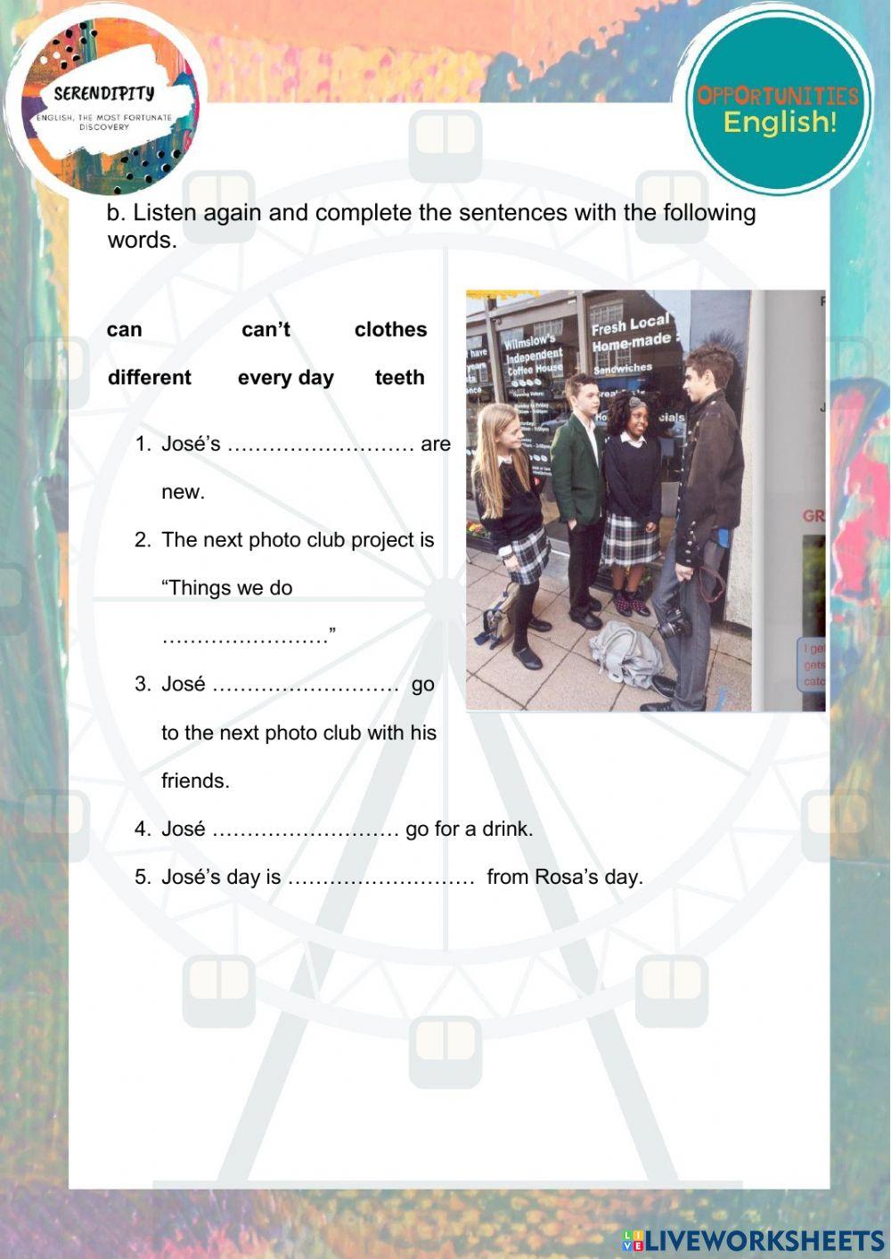 Teens unit 9 (part 1)