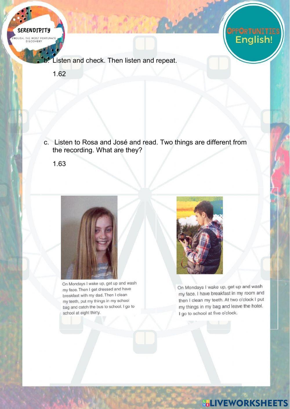 Teens unit 9 (part 1)