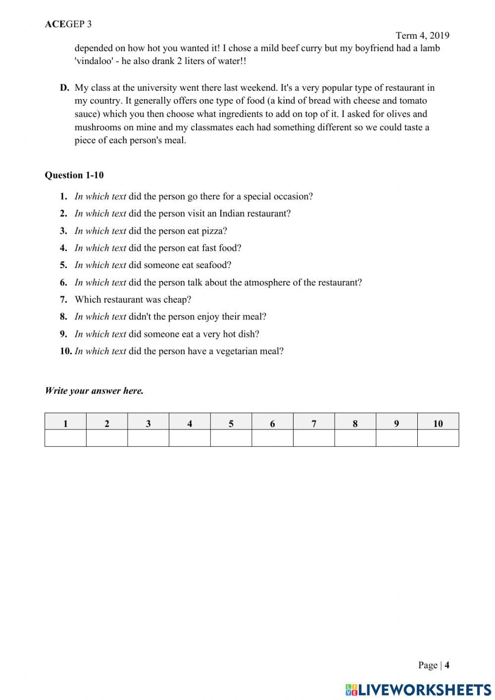 GEP 3 - Quiz 1