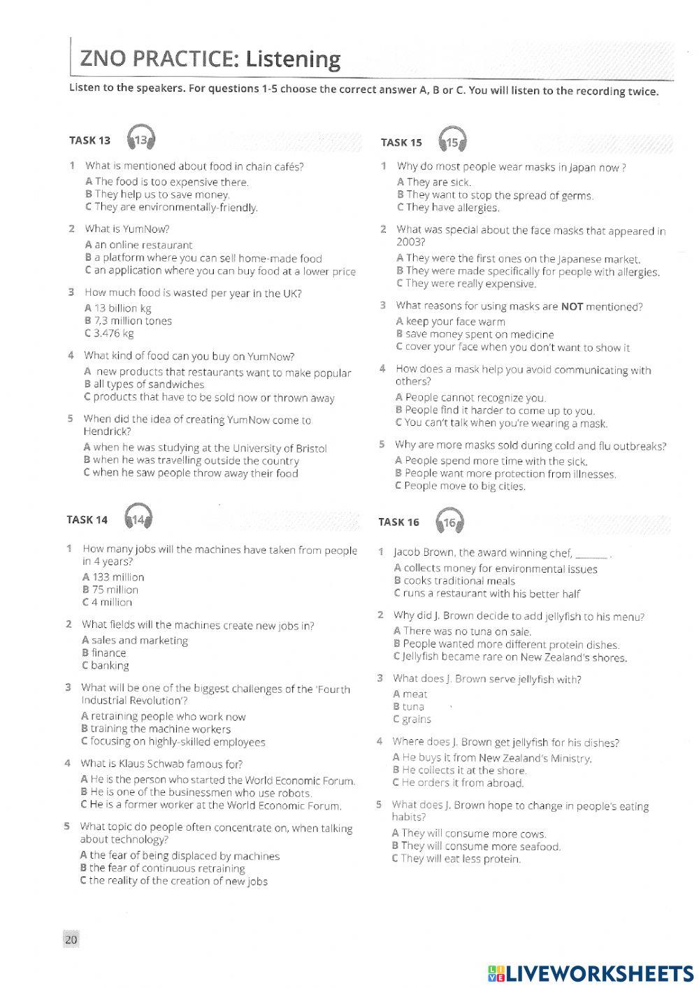 Focus on exams - Listening