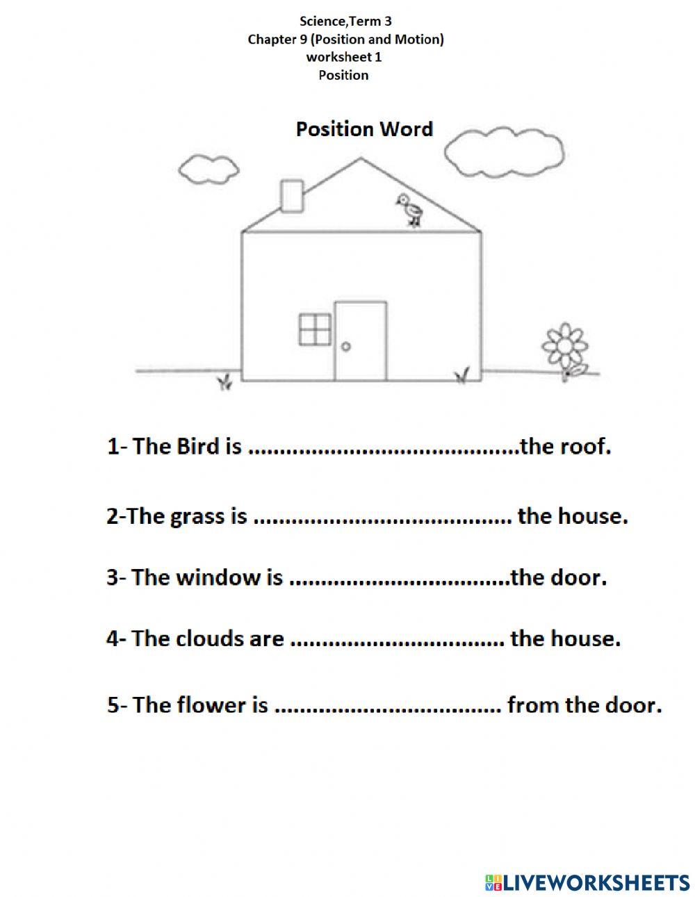 Position word 1001356 aisha ali Live Worksheets