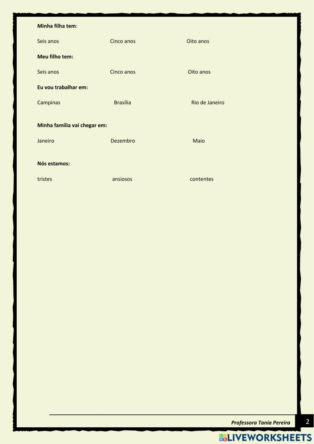 Audição Apresentação Pessoal