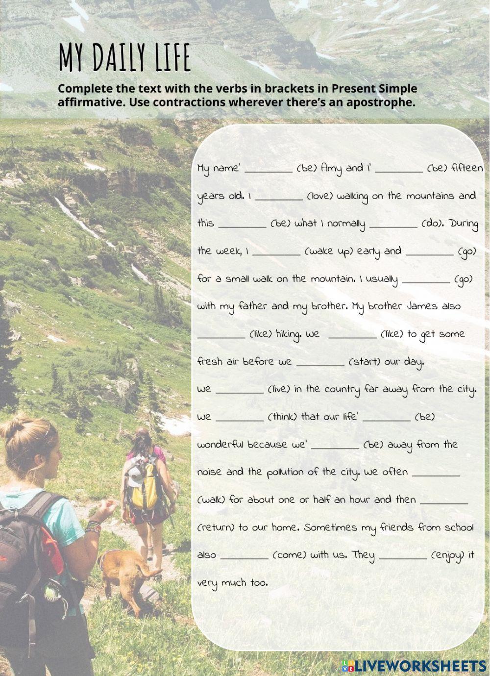 Present Simple Affirmative