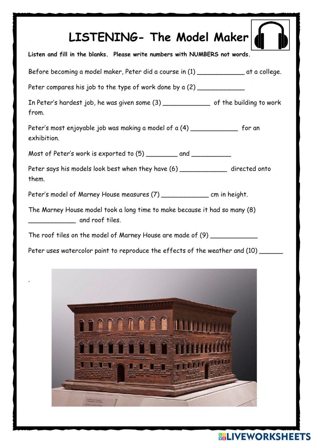 Model Maker FCE Listening