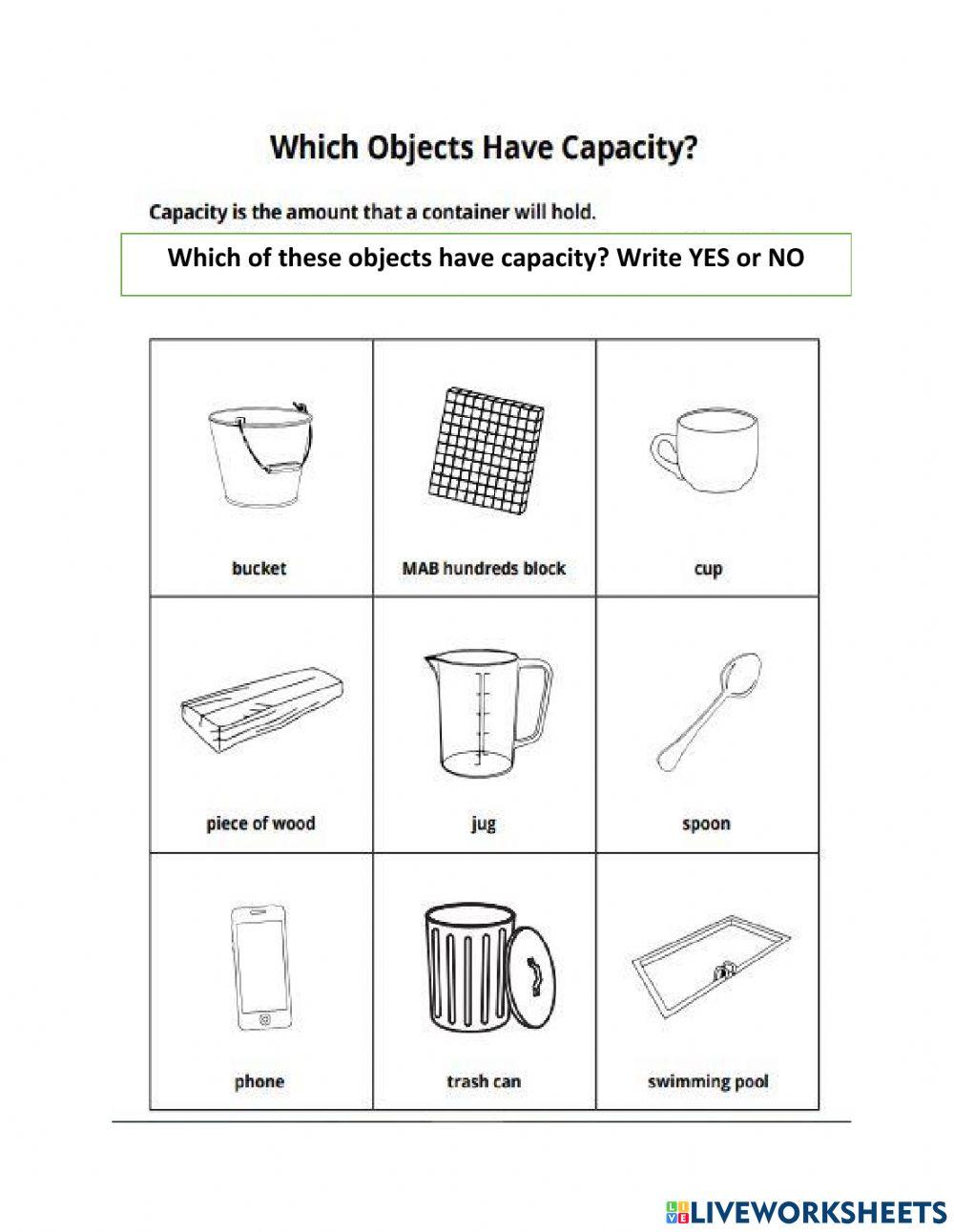 Capacity Capacity
