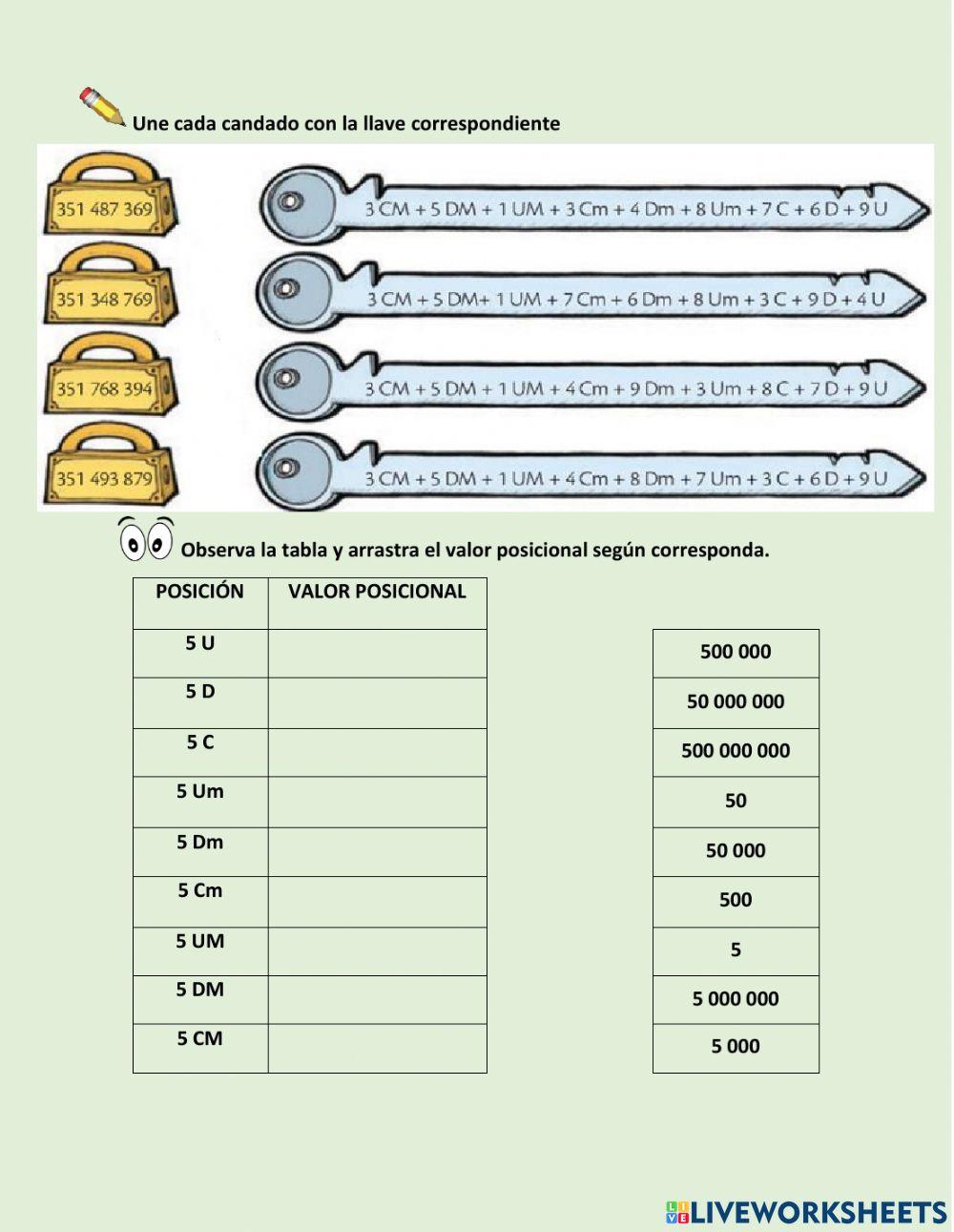 Cantidades de nueve cifras