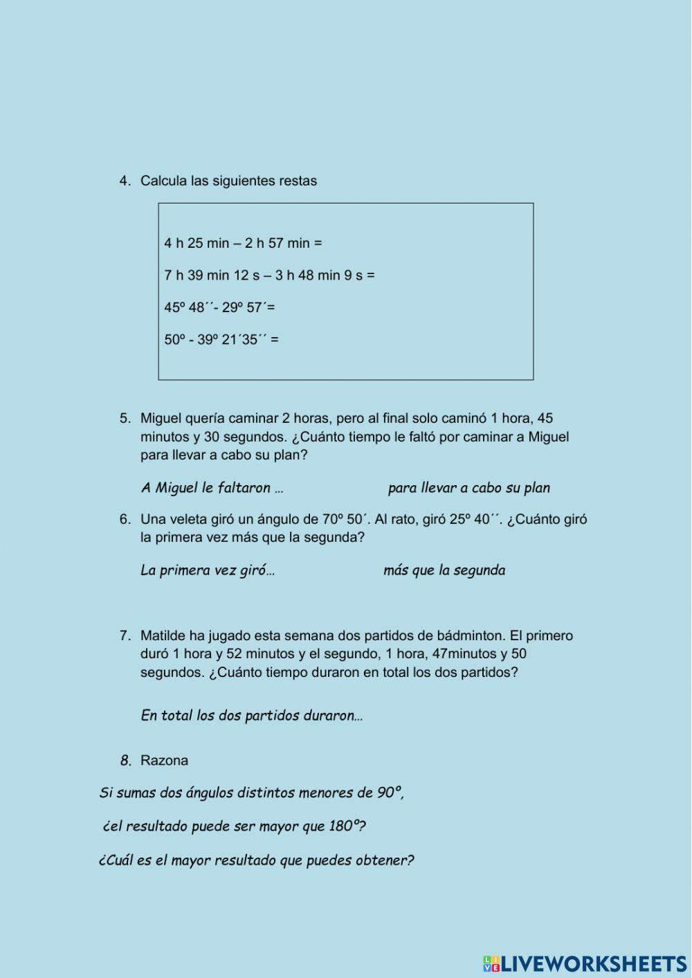 El sistema sexagesimal