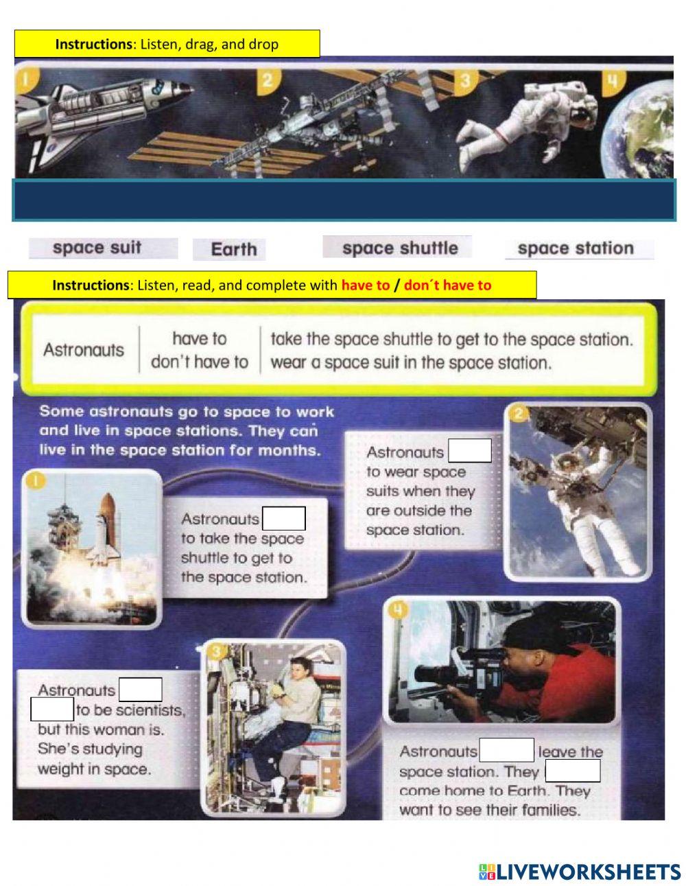 Astronauts Life Reading
