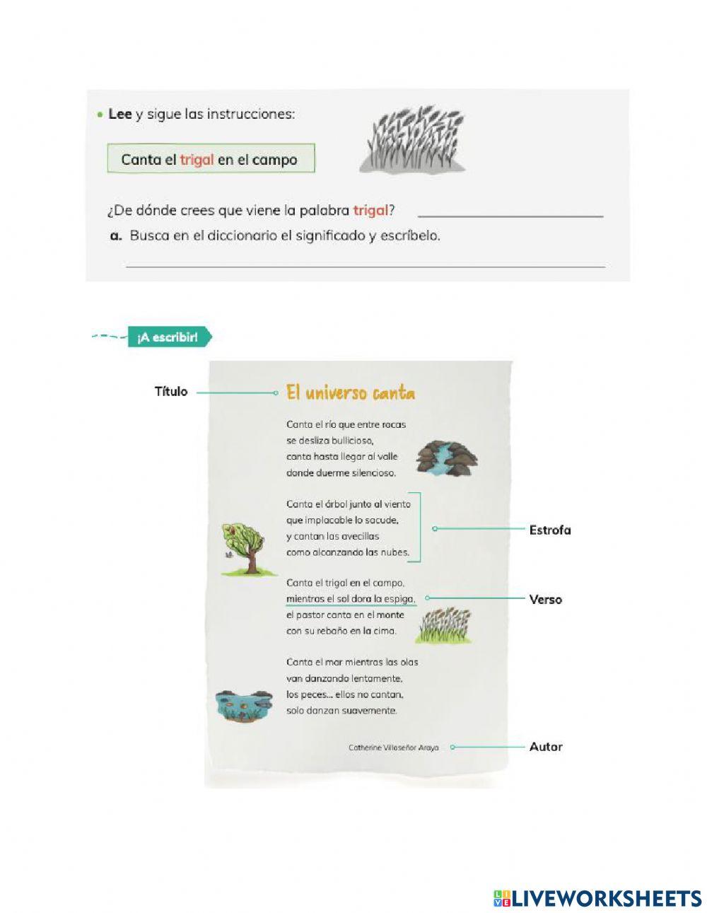 Género lírico:Poemas