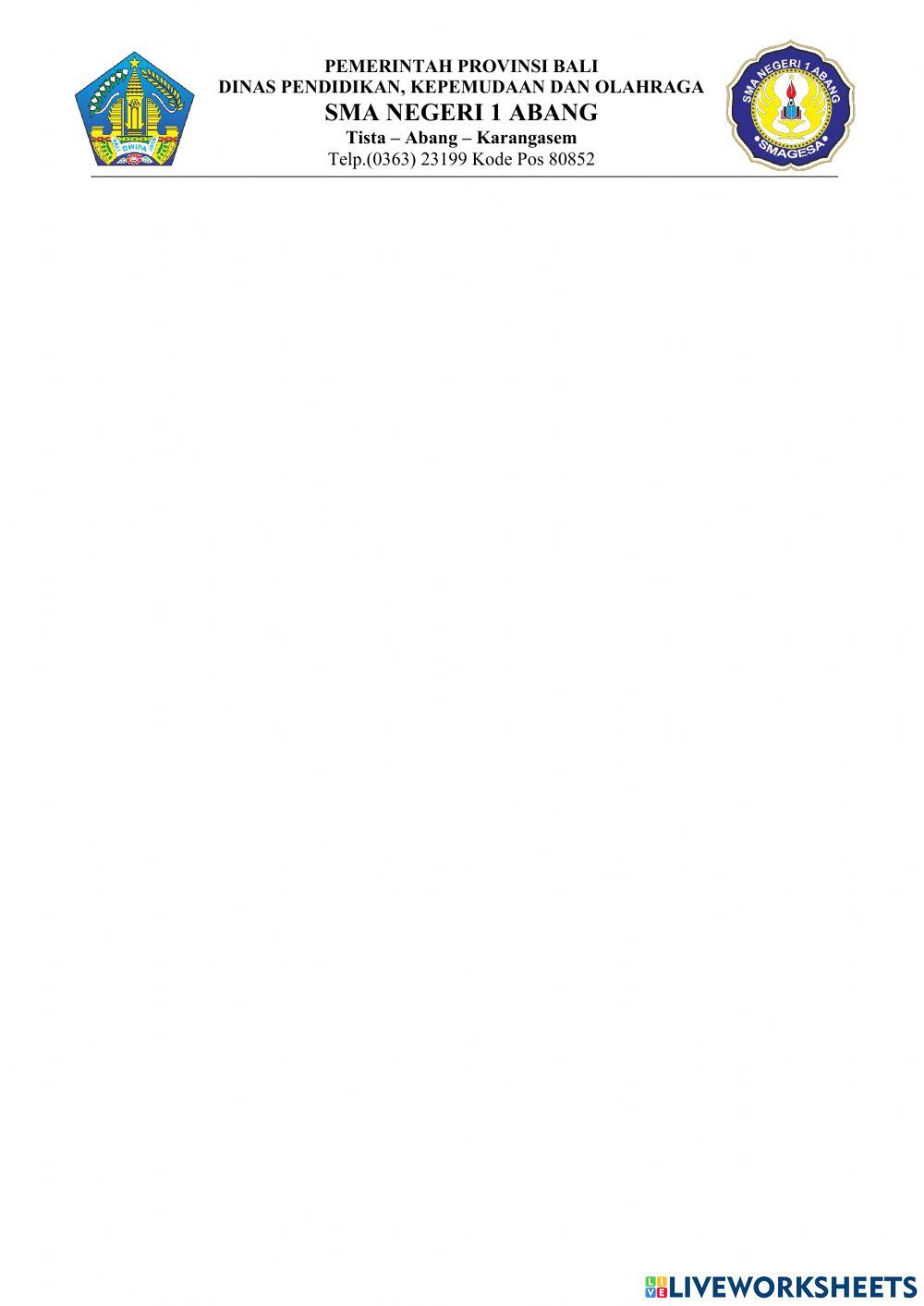 Ujian Antropologi Semester Genap