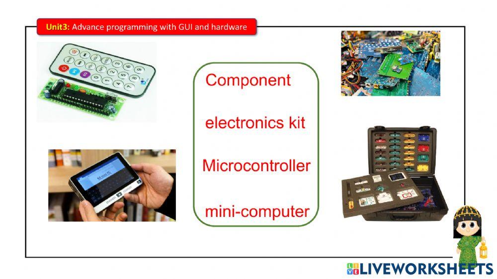 GUI with hardware interactive worksheet | Live Worksheets