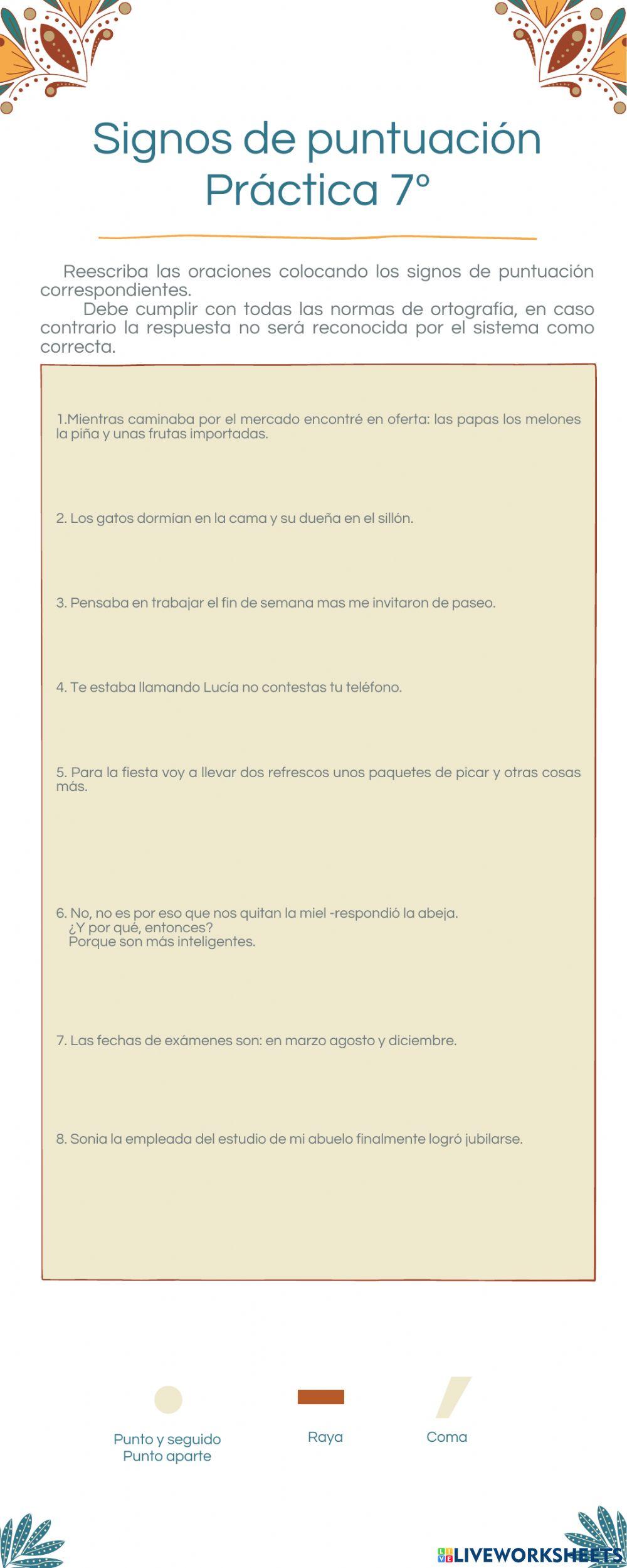 Signos de puntuación