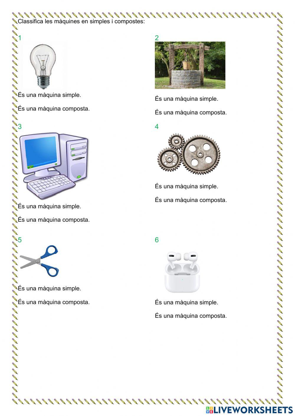 Màquines simples i compostes