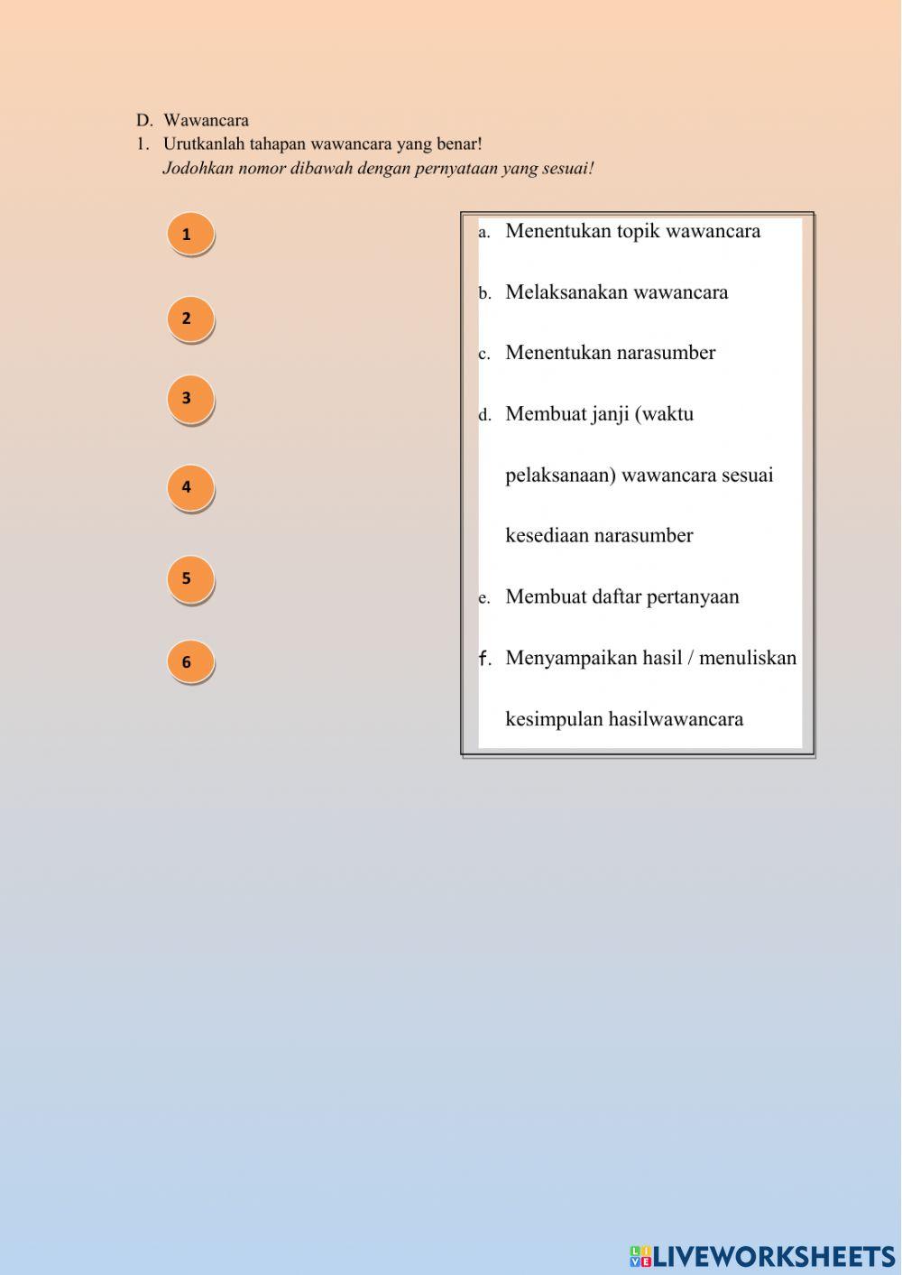LKPD sumber energi, perubahan bentuk energi dan wawancara