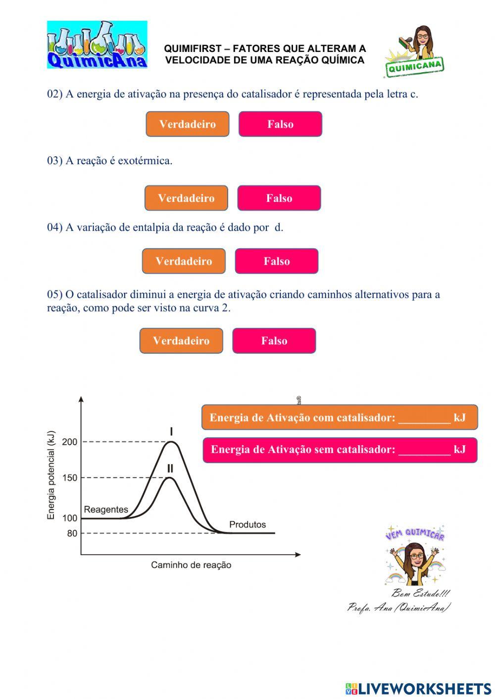 Quimifirst - Fatores que alteram a velocidade das reações