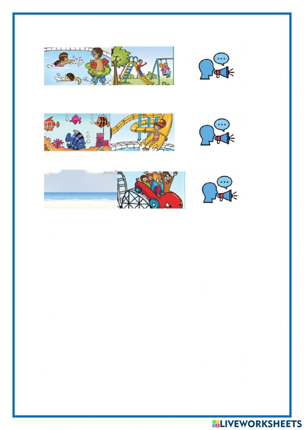 Places on holiday 2º