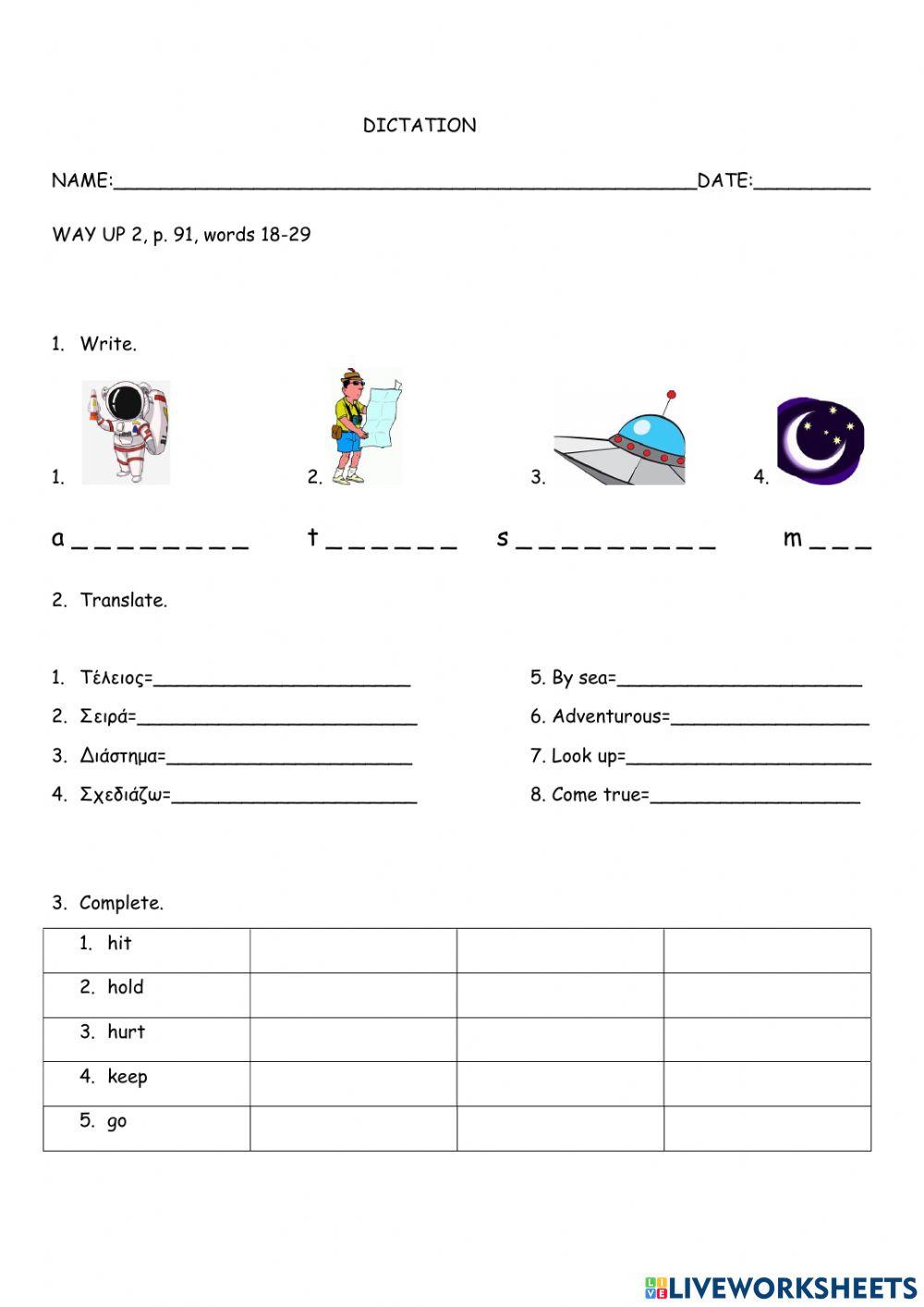 B' class, p. 91, words 18-29