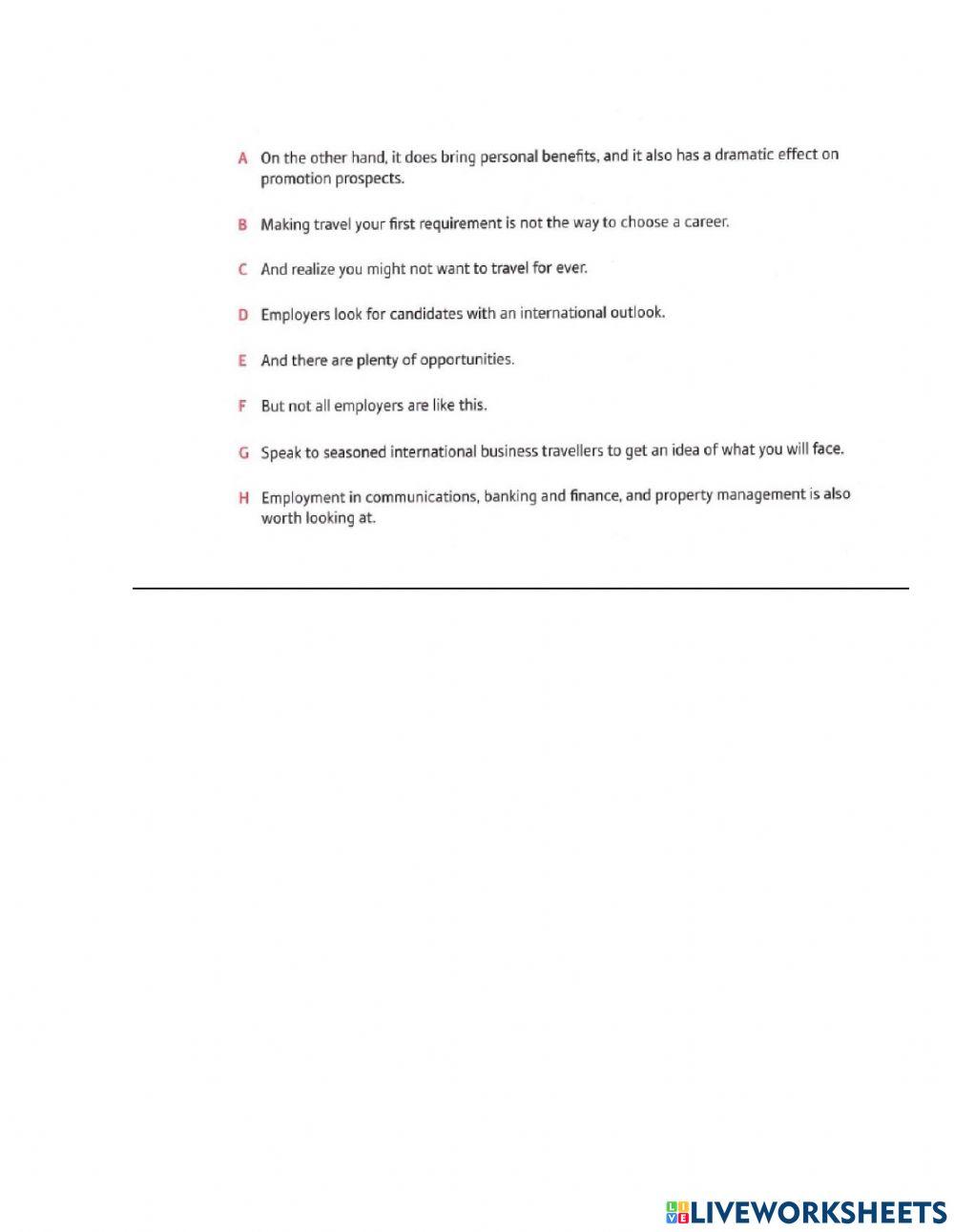 FCE READING AND USE OF ENGLISH PRACTICE