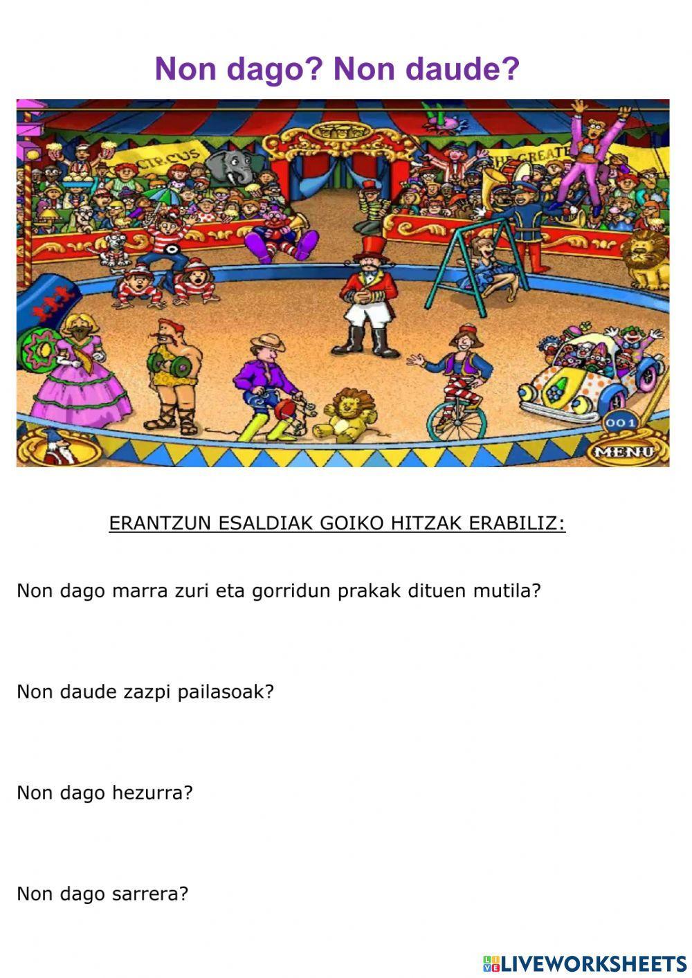 Non eta aditzondoak