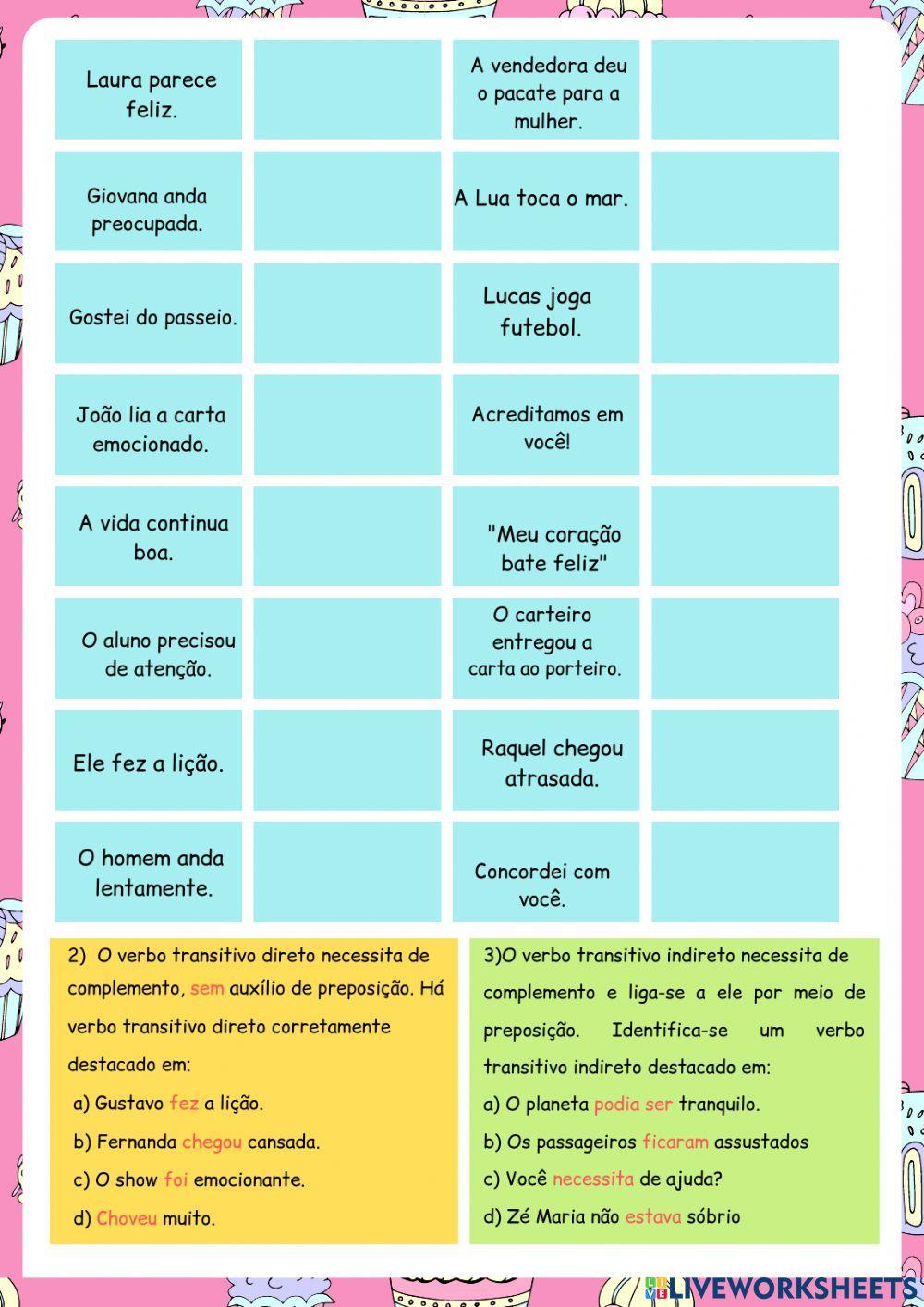 Transitividade verbal