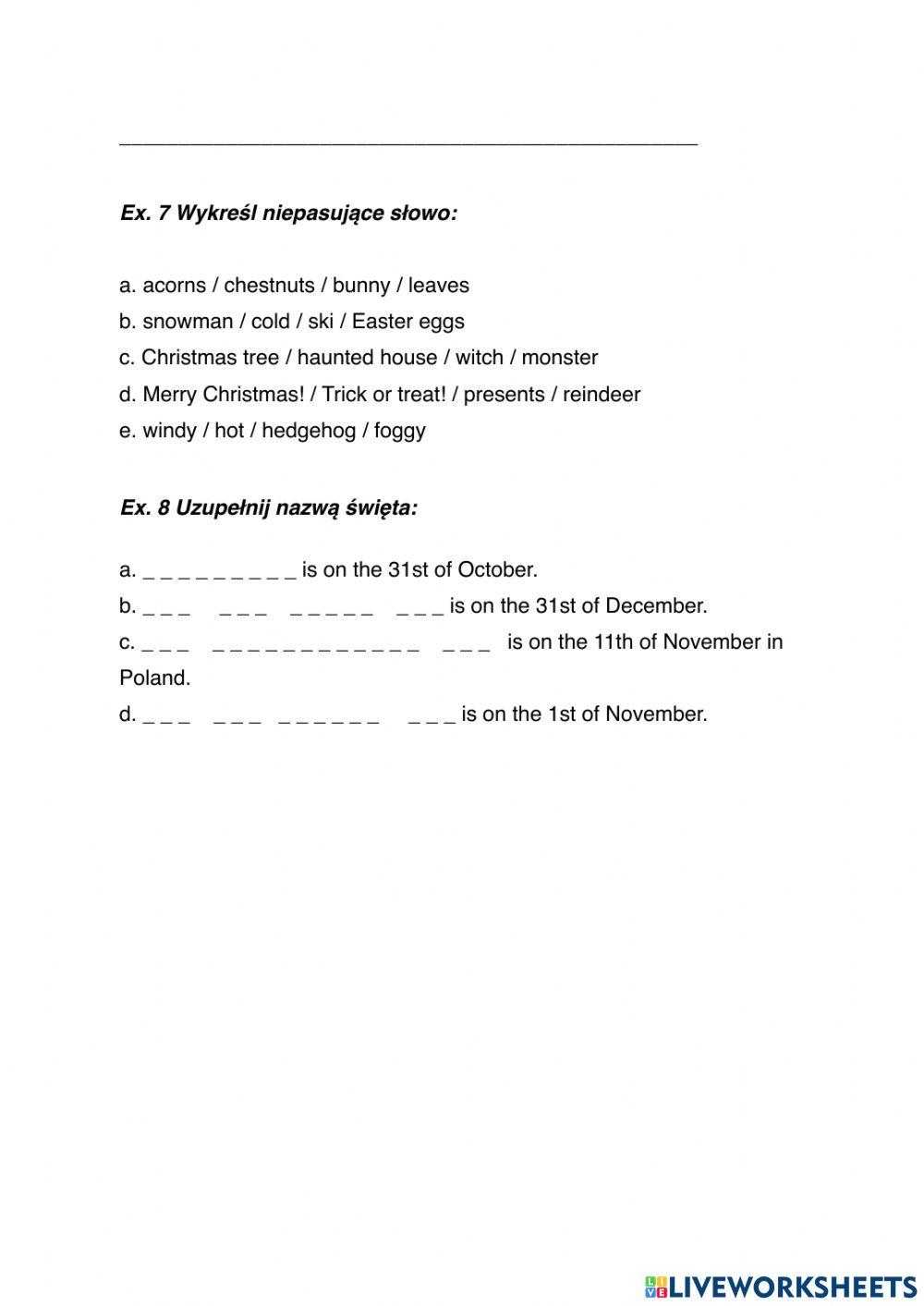 Are - Have - Can Exercises