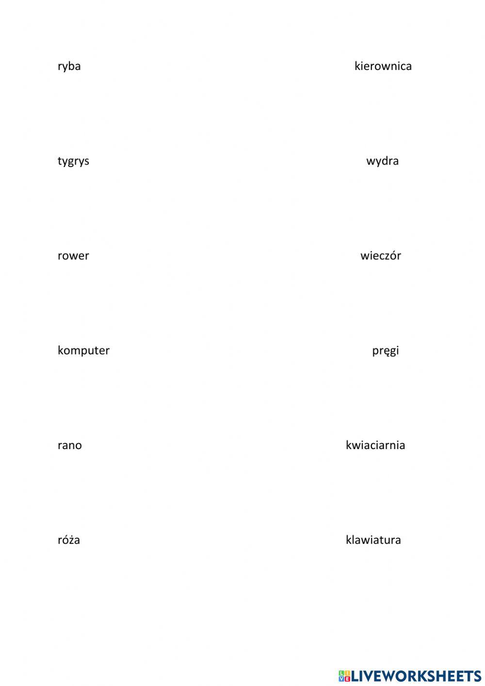 Skojarzenia głoska r