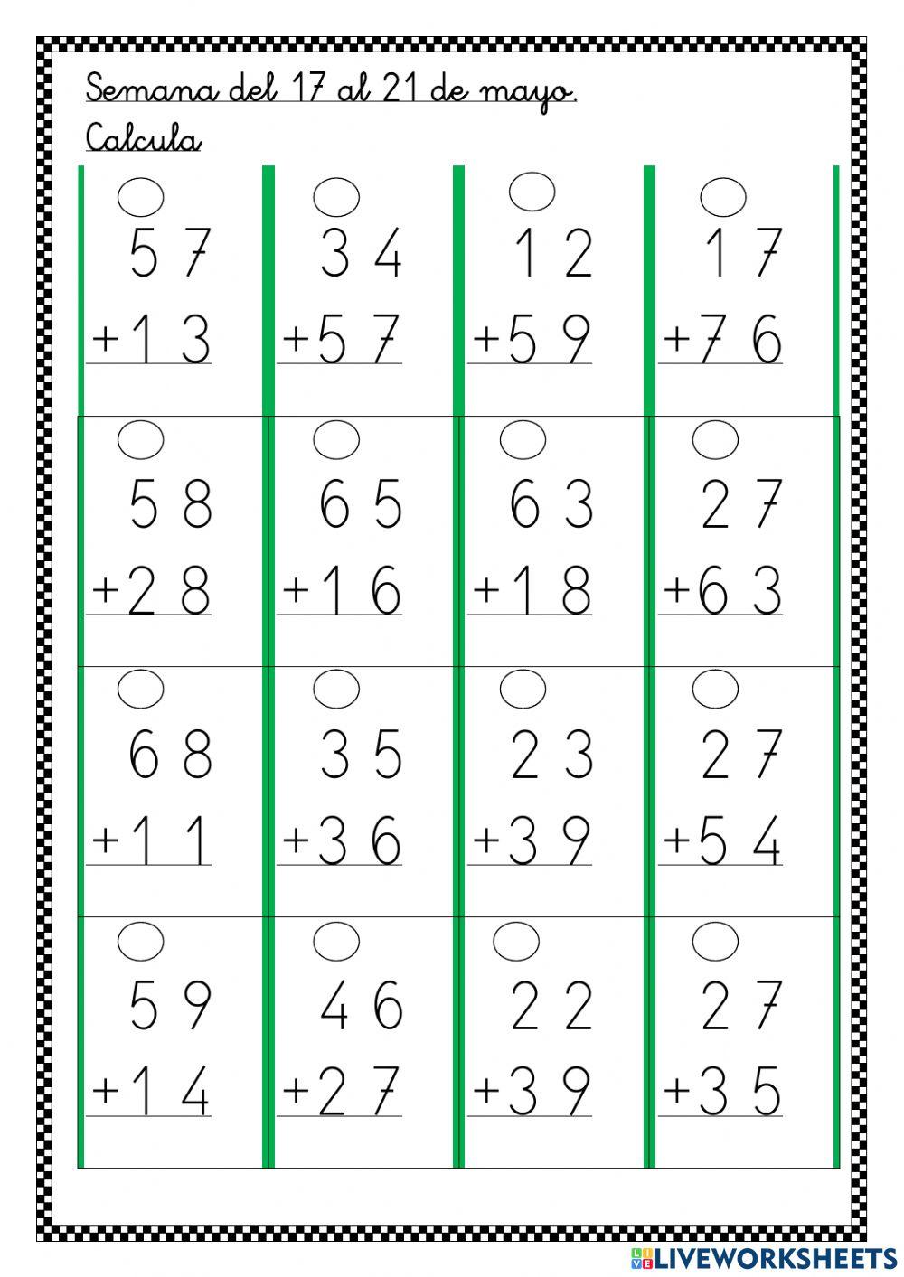 Semana del 17 al 21 de mayo de 2021