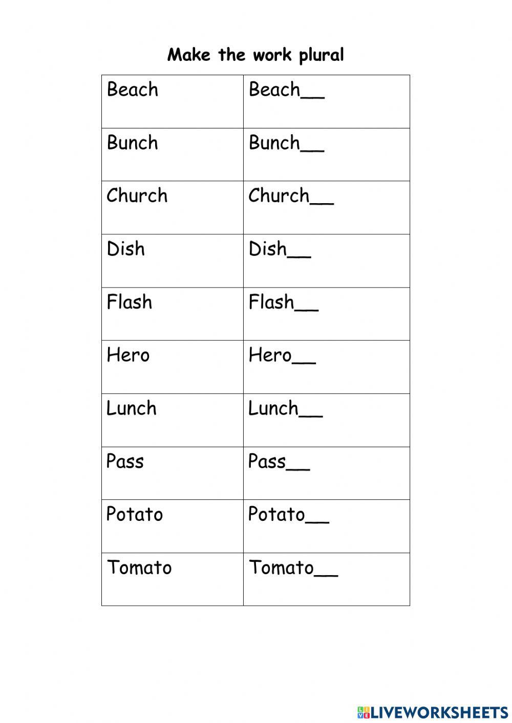 2 write plurals. 2 write plurals
