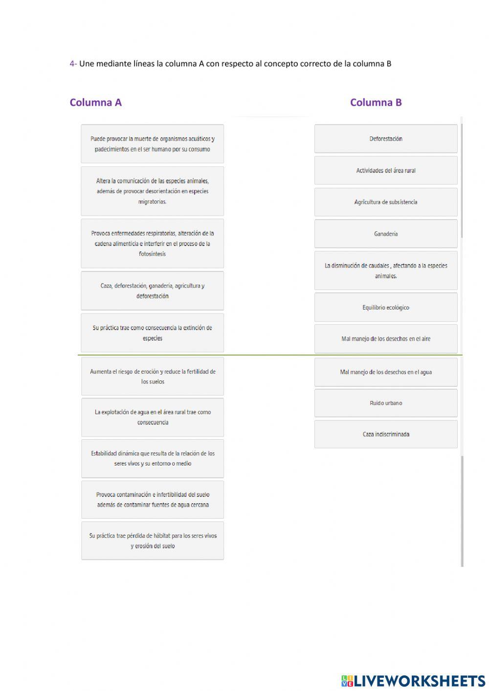 Ecosistemas y desequilibrio ecológico